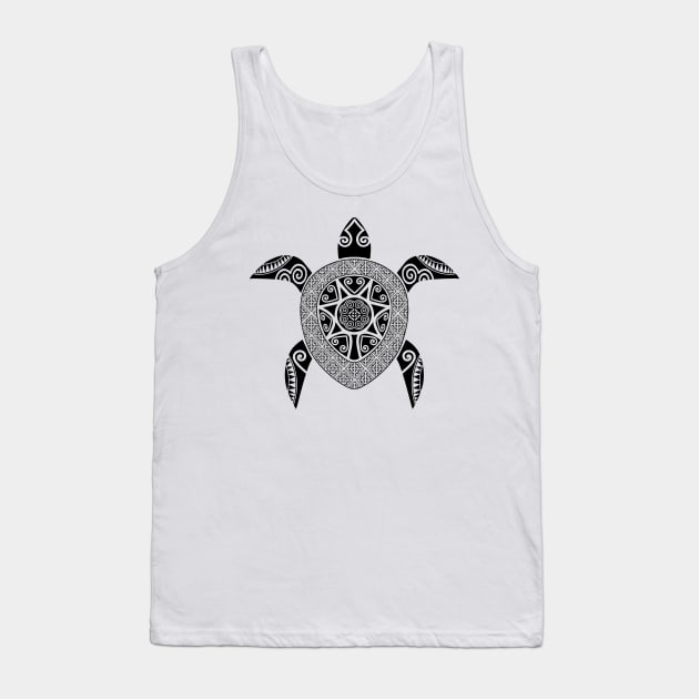 Hmoob Tribal Turtle (Light Colored Tee) Tank Top by VANH